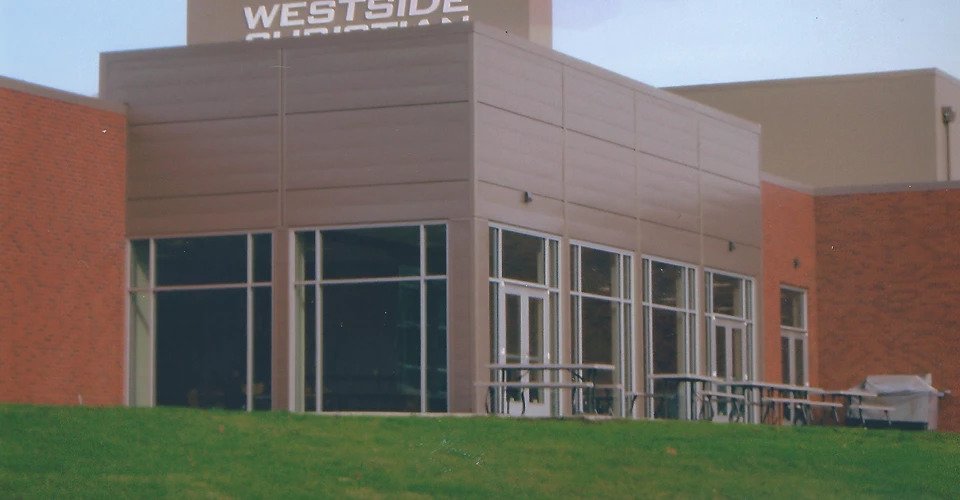 Westside Chritian School exterior painting