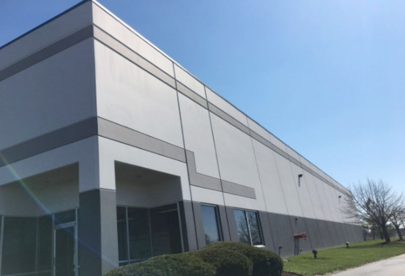 Exterior commercial building painting